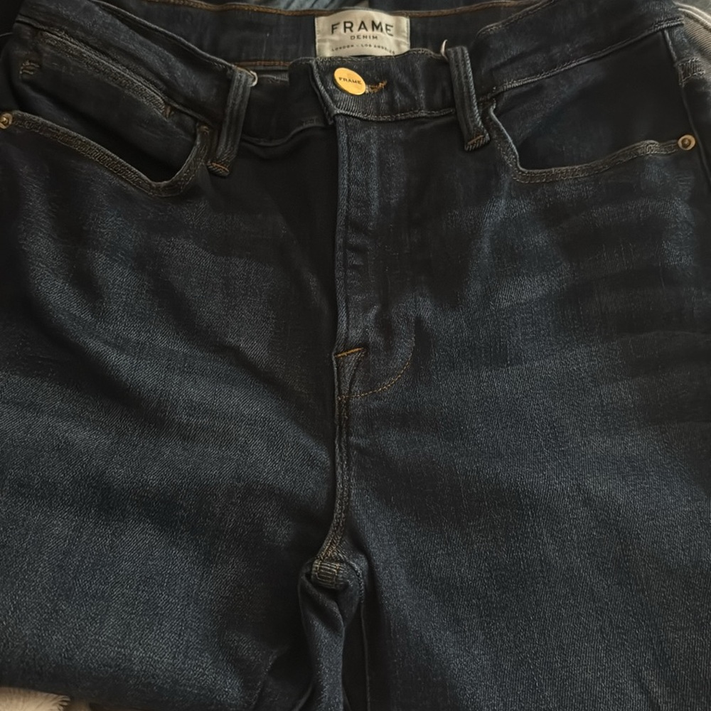 Frame Le High Skinny Crop Jeans - Picture 4 of 6